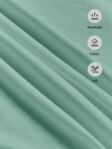 少女休闲简约卡通图案无袖圆领背心，适合夏季穿着 - 綠色 - 查看 4