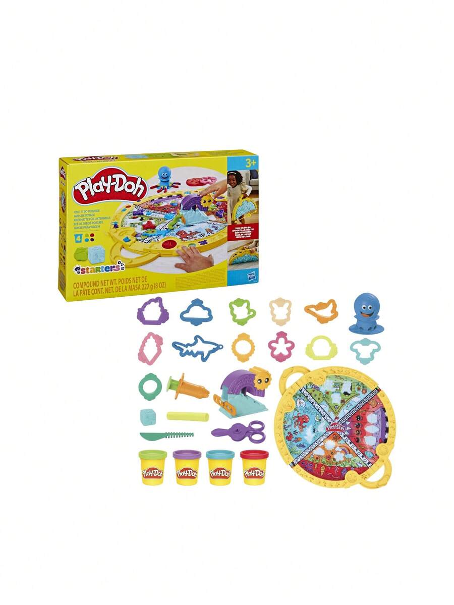 PLAY-DOH حصيرة بلاي دوه القابلة للطي واللعب - متعدد الألوان - مشاهدة 1