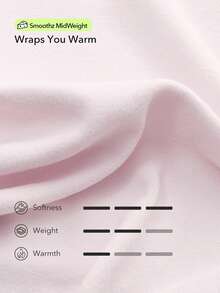 OutZeal 女士保暖户外T恤 粉色 日常休闲 保暖内衬 柔软舒适 长袖 圆领 侧袋 - 粉色 - 查看 4