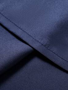 Manfinity Homme Men's Contrast Color Mandarin Collar Short Sleeve Front Button Casual Chef Shirt, Summer Short Sleeve Dress Shirts Chef Jacket Men,Mens Women Unisex Work Wear Bakery Uniforms Lace-Up Hotel Chef Kitchen