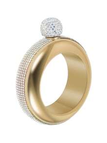 1pc Stylish Stainless Steel Bangle Flask - Discreetly Hides Wine, Cocktails, Spirits - Perfect Accessory For Summer Parties - For Ladies - Premium Kitchen Essential - Recommended For Parties, Holiday Gifts, Halloween, And Christmas Parties - Multicolor - View 9