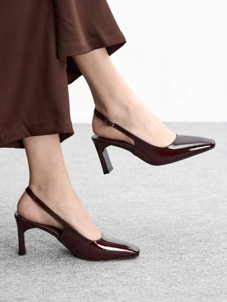 CUCCOO BIZCHIC 女士高跟鞋 - 鏡面咖啡 - 查看 1