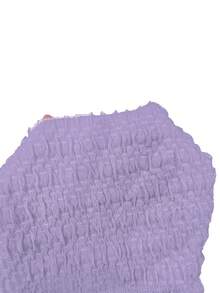 RosyDaze Women's Sexy Off-Shoulder Fitted T-Shirt, Summer - Purple - View 7