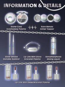 SHEGLAM Lustra 系列套裝 品牌 美容 化妝 化妝品 適合女性與女孩 完美搭配冬季 Y2K 時尚 流行 生日禮物 假期 派對準備就緒 最佳顏色 - 彩色 - 查看 2