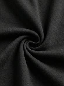 SHEIN EZwear Lässiges minimalistisches weißes englisches Muster schwarzes kurzes sexy Camisole Top für Frauen, geeignet für den Sommer - Schwarz - Übersicht 3