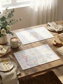 Zazumi Portable Literary Quote PU Leather Placemat - Reusable Table Mat, Thoughtful Gift For Family & Home Enthusiasts - placemat - View 7