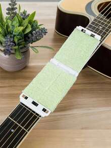 Aksesori Pembersih Senar Gitar, Kain Pembersih Papan Jari, Alat Perawatan Papan Jari, Kain Pembersih Cocok Untuk Gitar Akustik/Biola/Bass/Ukulele/Gitar Listrik Dan Instrumen Lainnya - Putih - View 4