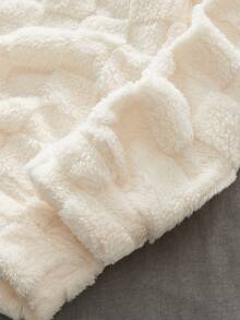 Manfinity BRENVOR Men Letter Embroidery Hooded Fashion Long Sleeve Going Out Teddy Sweatshirt, Friends, For Fall Winter, Couple Things