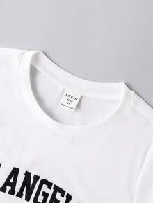 Young Boys Casual Short Sleeve T-Shirt And Jacket Set Boy Casual 2 Piece Set Boys Summer Clothes Sets - Multicolor - View 9