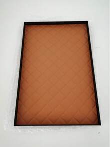 Luxury Faux Leather Storage Tray, Rectangular Bathroom Tray, Black/White/Brown Optional, Suitable For Bathroom Towel Storage, Entryway Key Tray, Aromatherapy/Cosmetics/Lipstick/Perfume Organizer, Living Room Desktop Storage Dish, Hotel Decorative Storage Plate - Multicolor - View 12