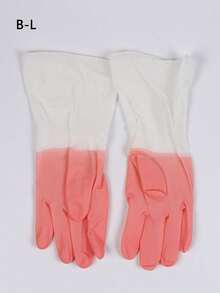 1 双/3 双，优质防水家用清洁手套 - 防滑，多用途 - 适用于厨房、洗碗、洗衣和家务、厨房、浴室、家庭、家居用品，颜色随机