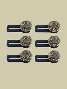 6件装，裤腰延长扣，牛仔裤腰部可调节塔形扣，免缝纽扣，弹力腰部延长扣，腰围增大扣，裤腰延长扣，牛仔裤扣，可调节纽扣，牛仔裤，复古元素腰部延长扣，波西米亚风格，手工工艺品，缝纫配件 - 彩色 - 查看 7