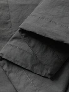 FRIFUL 2pcs Women's Cargo Style Vest Jacket And Skirt Set - Dark Grey - View 11