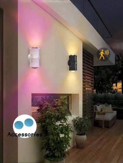 1PC 1500mah Motion Sensor Wall Light No Installation Magnetic Night Light RGB Ambient Lamp For Bedroom Bedside Modern Atmosphere Lighting