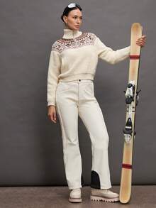 Activina Celana Ski Tahan Air dengan Lapisan Termal untuk Wanita - Putih - View 7