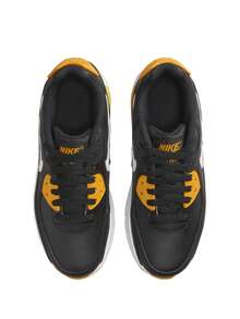 Nike Air Max 90 LTR 儿童运动鞋 黑色/大学金/白色 CD6864 - 黑色/大學金/白色 - 查看 5