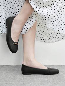CUCCOO BIZCHIC Women's Flat Shoes Valentine's Day - Black - View 3