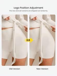 GLOWMODE FeatherFit™ Split Decision 2-In-1 Reversible Wear Buttery-Soft Stretchy Sweat-Wicking Tie-Waist Long Sleeve Top Yoga Pilates Studio Daily Casual - Black - View 10