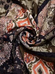 EMERY ROSE 两件套女士休闲度假印花上衣和裤子套装 - 彩色 - 查看 9