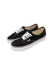 Vans Authentic Women's Sneakers Black / White VN000EE3BLK - Black - View 2
