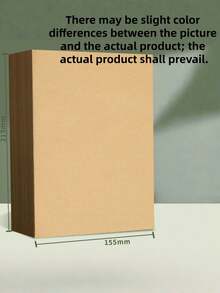 1本单本高级笔记本，320张加厚米色木浆素描纸，护眼美观，适合记笔记、绘画、考试和学习，简约办公学习用品，笔记本礼品之选 - 米色 - 查看 8