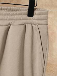 Manfinity Unisex 男士袋鼠口袋连帽衫和运动裤，舒适套装，秋季服装，情侣装