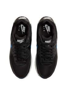 Nike Air Max 90 Kids' Sneakers Durable Classic Retro Walking Outing Commuting Black FZ4355-001 - Black/CourtBlue/White/PhotoBlue - View 3