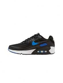 Nike Air Max 90 Kids' Sneakers Durable Classic Retro Walking Outing Commuting Black FZ4355-001 - Black/CourtBlue/White/PhotoBlue - View 5