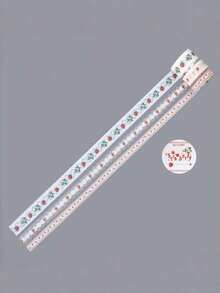 3 片装 ET 蕾丝贴纸胶带，图案精美，适用于 DIY 项目、家居办公装饰、礼品包装、创意手工用品，热销商品