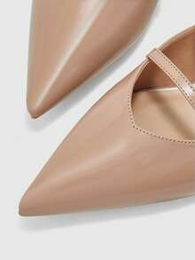 CUCCOO BIZCHIC Zapatos planos para mujer - Albaricoque espejo - Ver 7