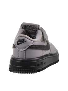 Nike Air Force 1 Kids' Sneakers Versatile Stylish Cushioned Weekend Casual Outing Grey HQ3809-001 - Wolf Grey/Dark Smoke Grey - View 4