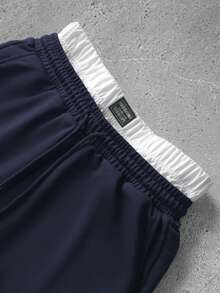 PAVTROS Conjunto de sudadera con capucha y pantalón de chándal casual para hombre - azul real - Ver 4