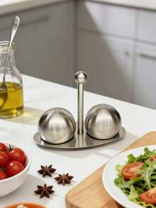 Cirelle Stainless Steel Dual-Spice Ball Shaker Minimalist Kitchen Tool - Multicolor - View 8