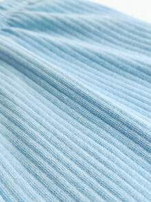 EURMUSE Cottonlike 2 Pieces Solid Knit Pants Set Comfy Pants Lounge Pants For Women Sleep Pants - Multicolor - View 6