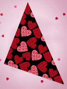 PETSIN Valentine's Day Dog Bandanas Pet Bibs With Love Letter Prints - Multicolor - View 18