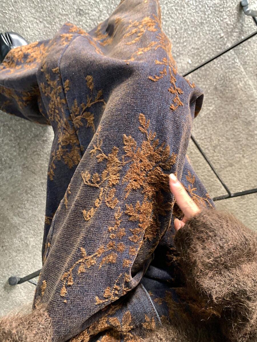 DAZY Quần jeans nữ thêu hoa, phong cách nữ tính và đường phố, thời trang Hàn Quốc. - màu đen - Xem 1