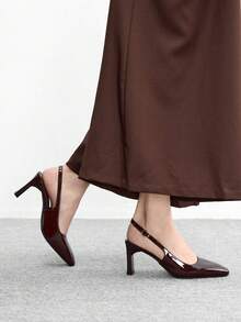CUCCOO BIZCHIC 女士高跟鞋 - 鏡面咖啡 - 查看 7