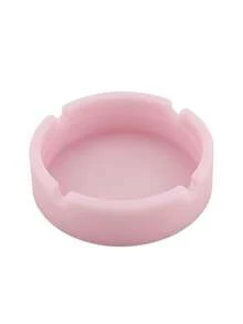 圆形夜光硅胶烟灰缸桌面白色黄色粉末烟灰缸便携盒家用男孩情人节爱心女士情人节 - 彩色 - 查看 1