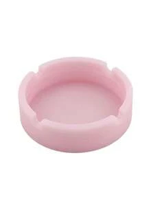 圆形夜光硅胶烟灰缸桌面白色黄色粉末烟灰缸便携盒家用男孩情人节爱心女士情人节 - 彩色 - 查看 5