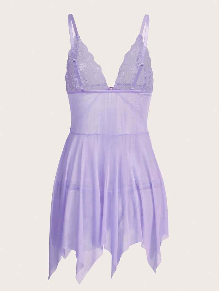 open lace back dress Sweet Doll Mini Gingham Dress – Aesthetics Boutique main image 1