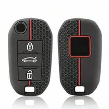 Silicone Remote Key Case Fob Cover For Peugeot 208 2008 308 3008 508 408 307 4008 For Citroen C3 C4 C5 C6 C8 - Silicone remote control key cover - View 4