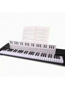 50-Piece High-Quality Music Flashcards Set, Suitable For Beginner Musicians, Music Reading And Terminology Study, Ideal For Adult Piano Learners, Piano Study Note Cards, Great For Educators To Use - Exercise paper - View 5