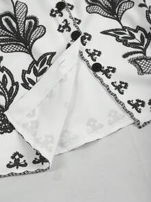 Franclia 波西米亚风印花无袖轻薄外套，春季