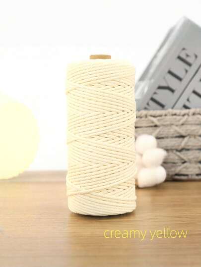3mm 100m DIY Hand Weaving Cord Macrame Rope Decorative String Tapestry Yarn Bundling Twine Craft Supply Kit