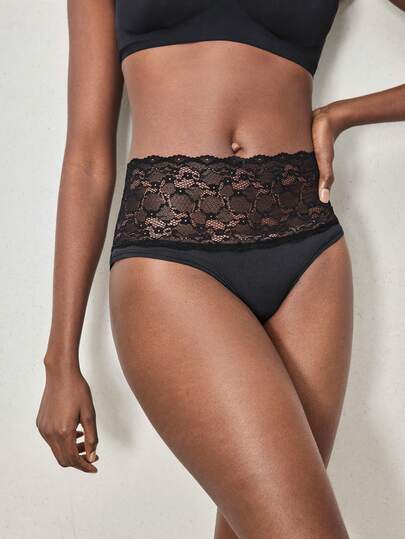 Ocili Bekväma bikinitrosor i spetsmönster för kvinnor