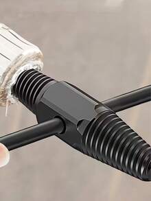 1 件装重型金属水龙头螺纹取出器，双用途螺丝螺栓拆卸器，适用于 1/2 英寸至 3/4 英寸管道、阀门和水龙头，手动操作，无需电源或电池 - 彩色 - 查看 2