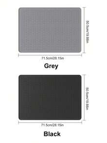 1Pc Silicone Dishwashing Mat, Kitchen Utensil Drainage Mat, Silicone Drainage Mat, Flexible Rubber Dishwashing Mat, Heat-Resistant Silicone Mat, Countertop Mat, Sink Mat, Multifunctional Insulation Mat, Cup Holder, Water Filter Mat - Multicolor - View 10