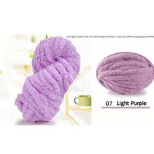 500g Sợi Chenille siêu thô, Đường kính 2cm - Chăn đan tay tự làm, Kết cấu nhung, Sợi Polyester mềm & dày để móc và đan Gối ấm cúng, Chăn, Thảm, Giường cho thú cưng, Tổ cho thú cưng, Gối, Khăn quàng cổ, Mũ, Túi đeo chéo, Búp bê, Đồ chơi cho thú cưng và các Dự án thủ công móc - Nhiều màu - Xem 29