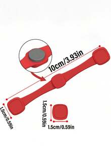 3件套空气炸锅硅胶夹 - 耐高温达240°C，快接设计，牢固固定烘焙纸和衬垫，兼容所有带磁性篮边的空气炸锅，易于清洁，空气炸锅配件 | 磁性夹 | 硅胶 - 彩色 - 查看 3
