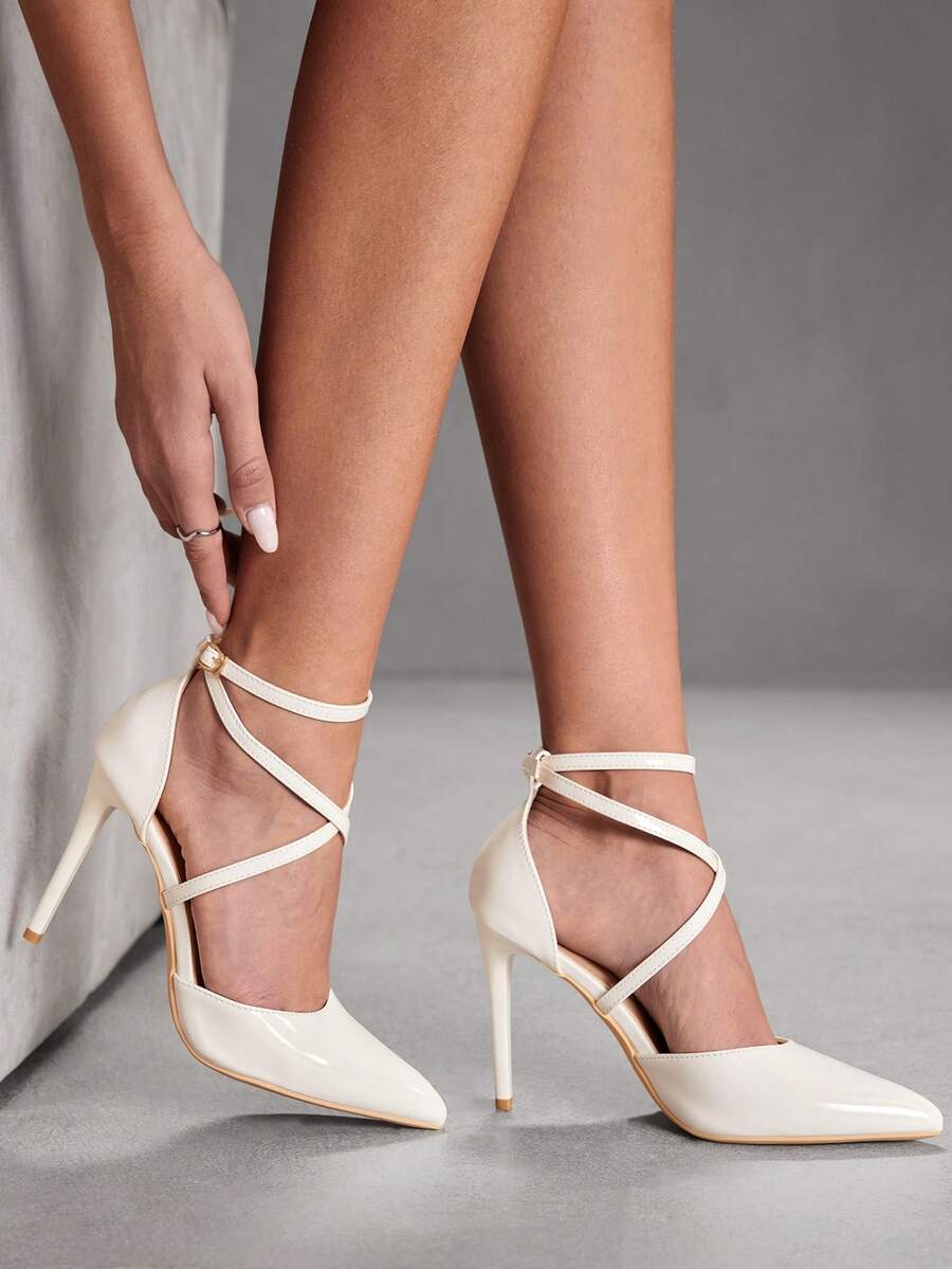 CUCCOO SZL Tacones para mujer - Blanco 1 - Ver 1